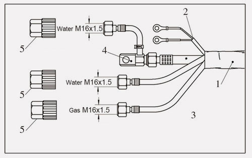 WP-18, WP-18F, WP-18V, WP-18P,YT-308TW,YT-50TSW2 Torch Terminations